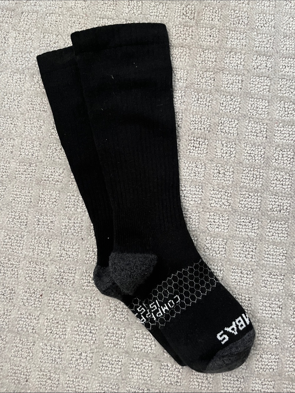 Bombas Black Compression Socks